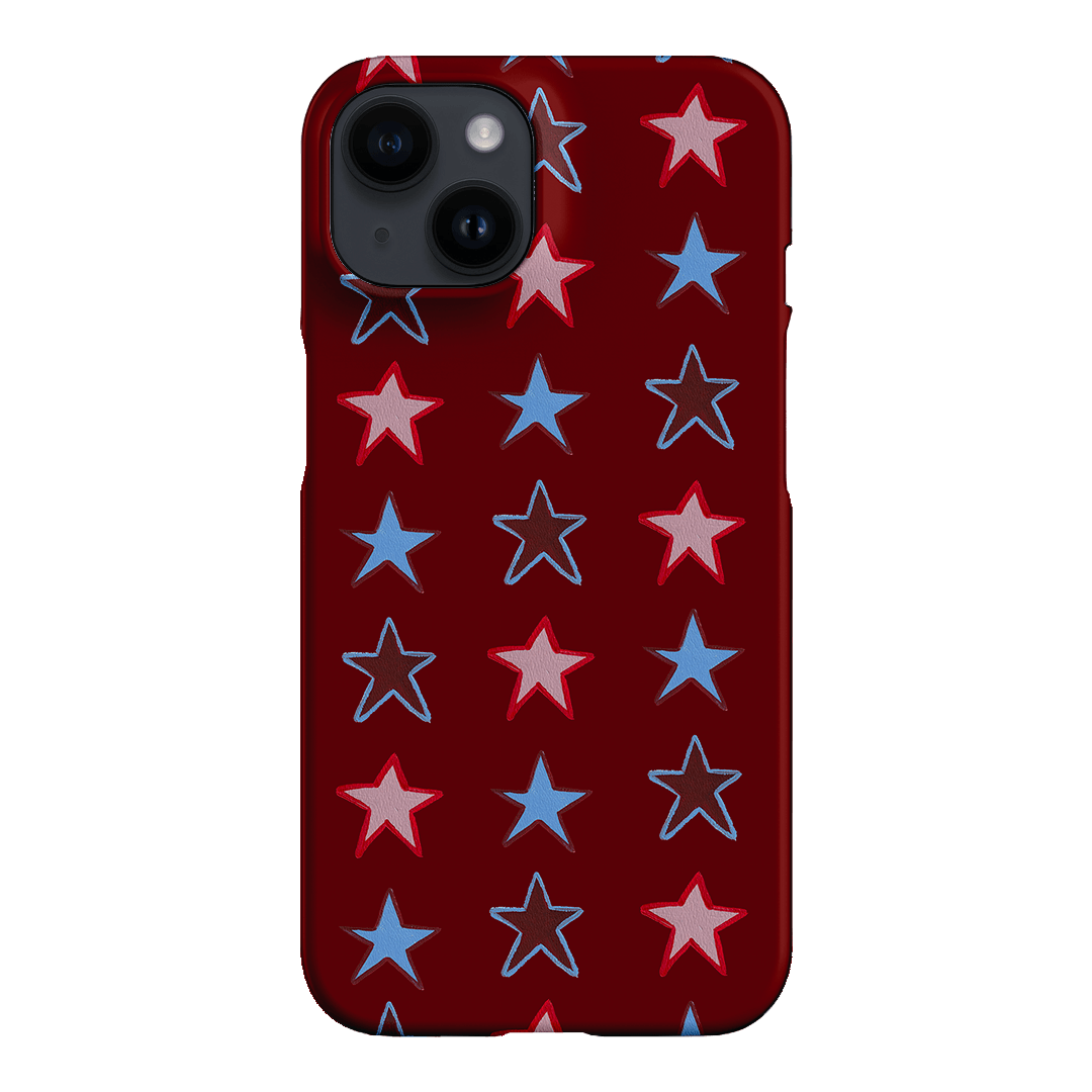 Lucky Stars Rouge Printed Phone Cases iPhone 14 / Snap by BG. Studio - The Dairy