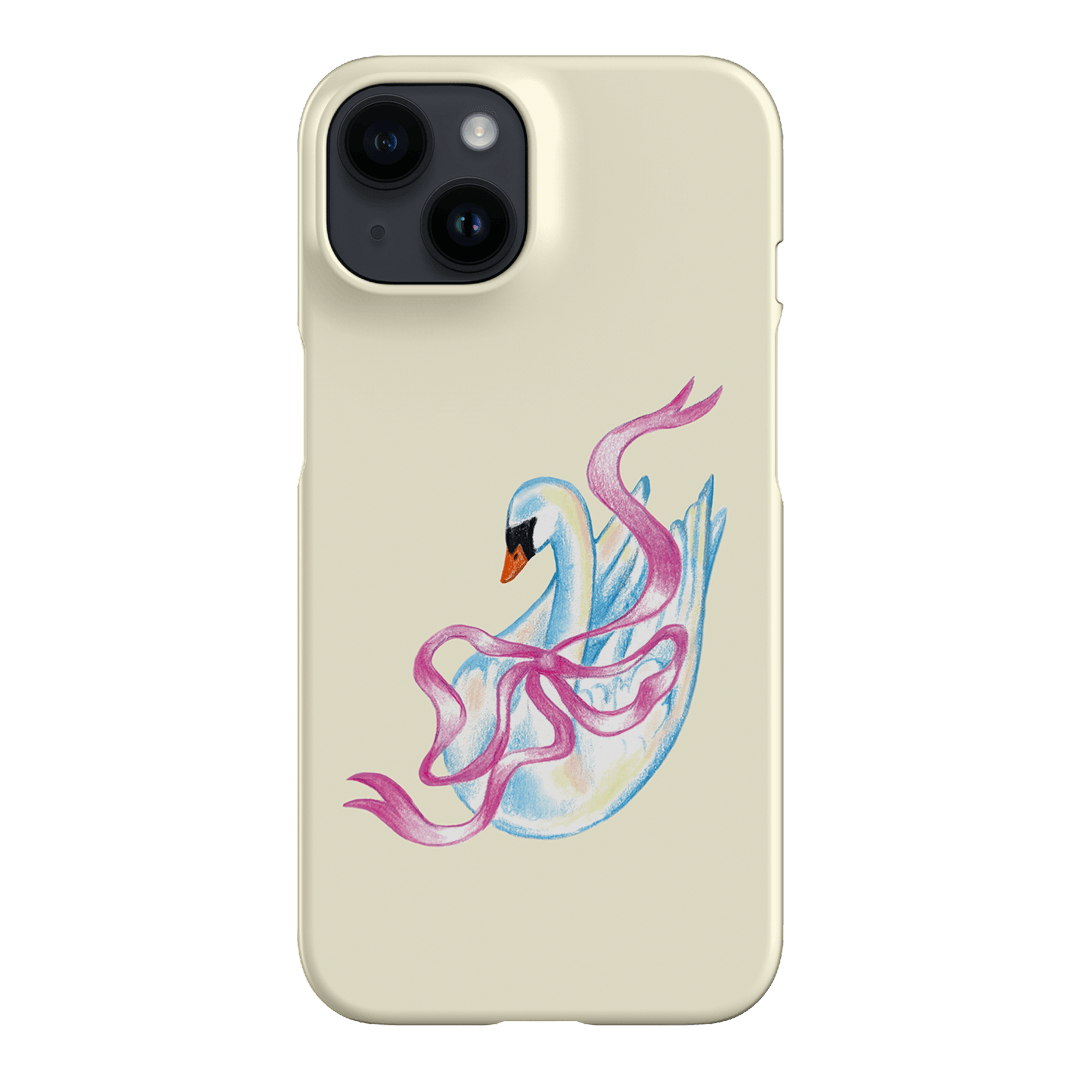 Satin Swan Printed Phone Cases iPhone 14 / Snap by Femke Studio - The Dairy