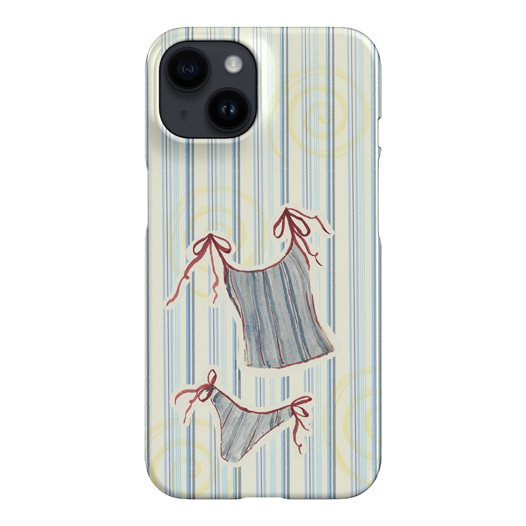 Stripe Tankini Printed Phone Cases iPhone 14 / Snap by Kayla Carr - The Dairy