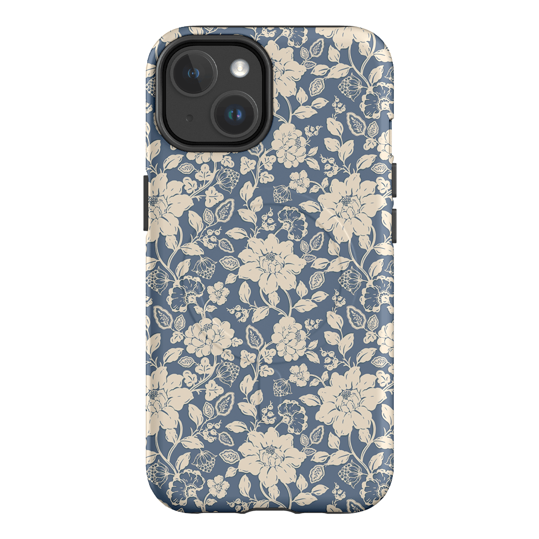 Blue Garden Printed Phone Cases iPhone 14 / Armoured MagSafe by Kasiags Art - The Dairy