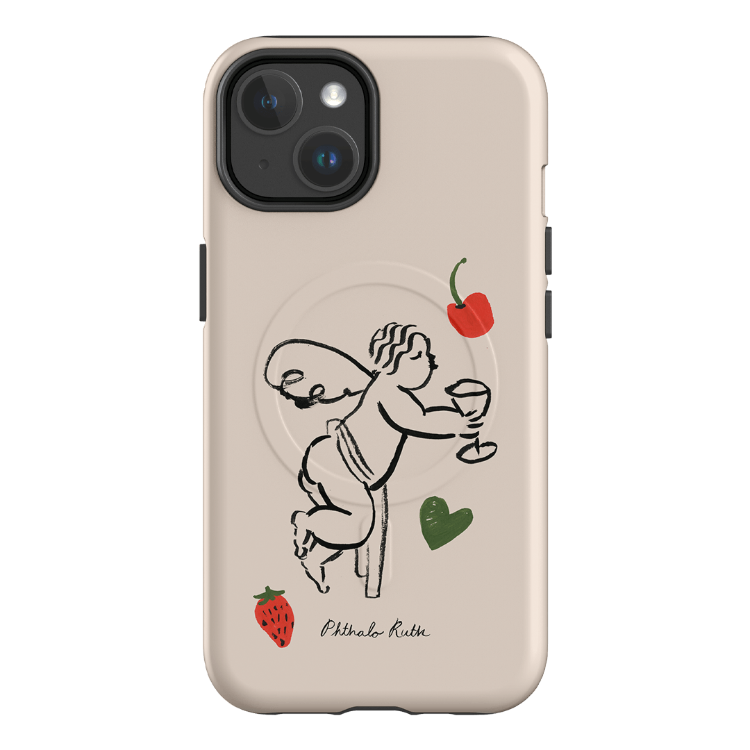 Cherub Printed Phone Cases iPhone 14 / Armoured MagSafe by Phthalo Ruth - The Dairy