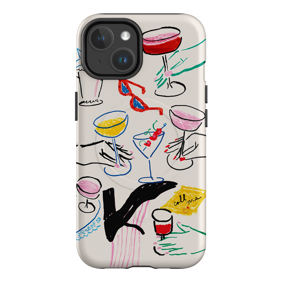 Girls Night Out Printed Phone Cases iPhone 14 / Armoured MagSafe by Phthalo Ruth - The Dairy