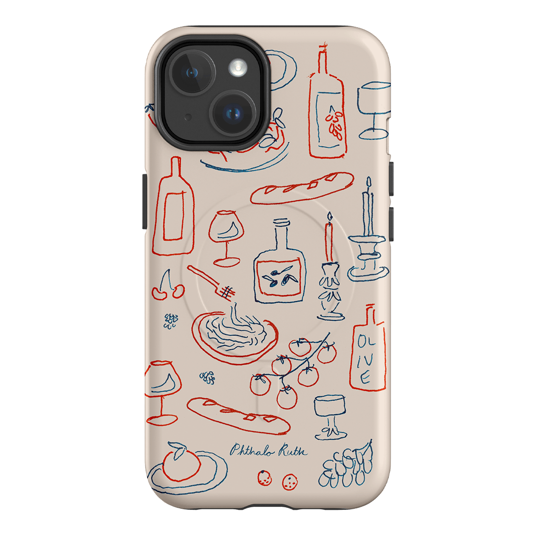Italian Fare Printed Phone Cases iPhone 14 / Armoured MagSafe by Phthalo Ruth - The Dairy