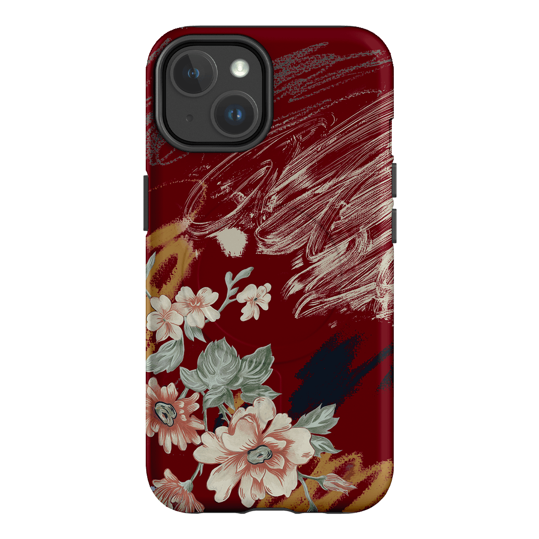 Love Floral Printed Phone Cases iPhone 14 / Armoured MagSafe by Desmond & Dempsey - The Dairy