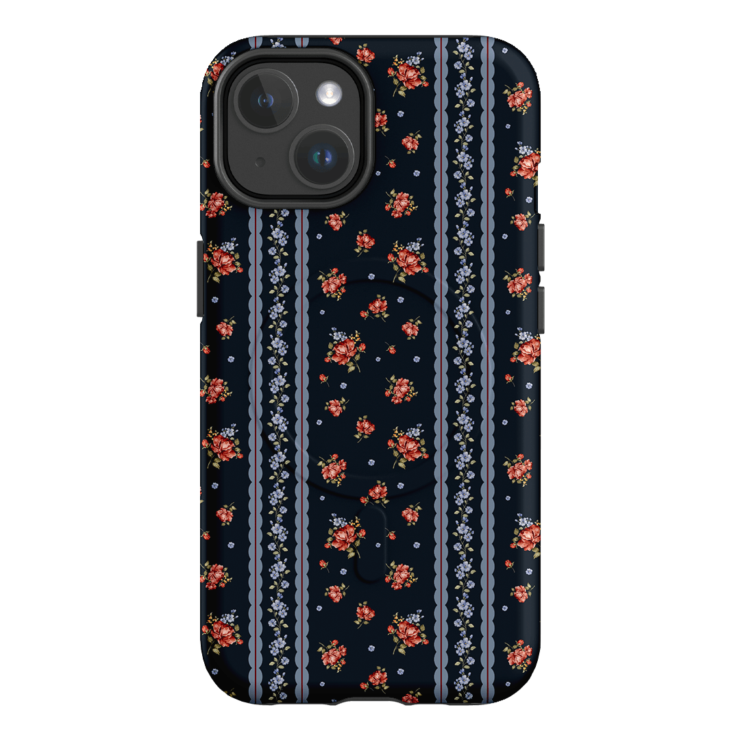 Midnight Stripe Printed Phone Cases iPhone 14 / Armoured MagSafe by Kasiags Art - The Dairy