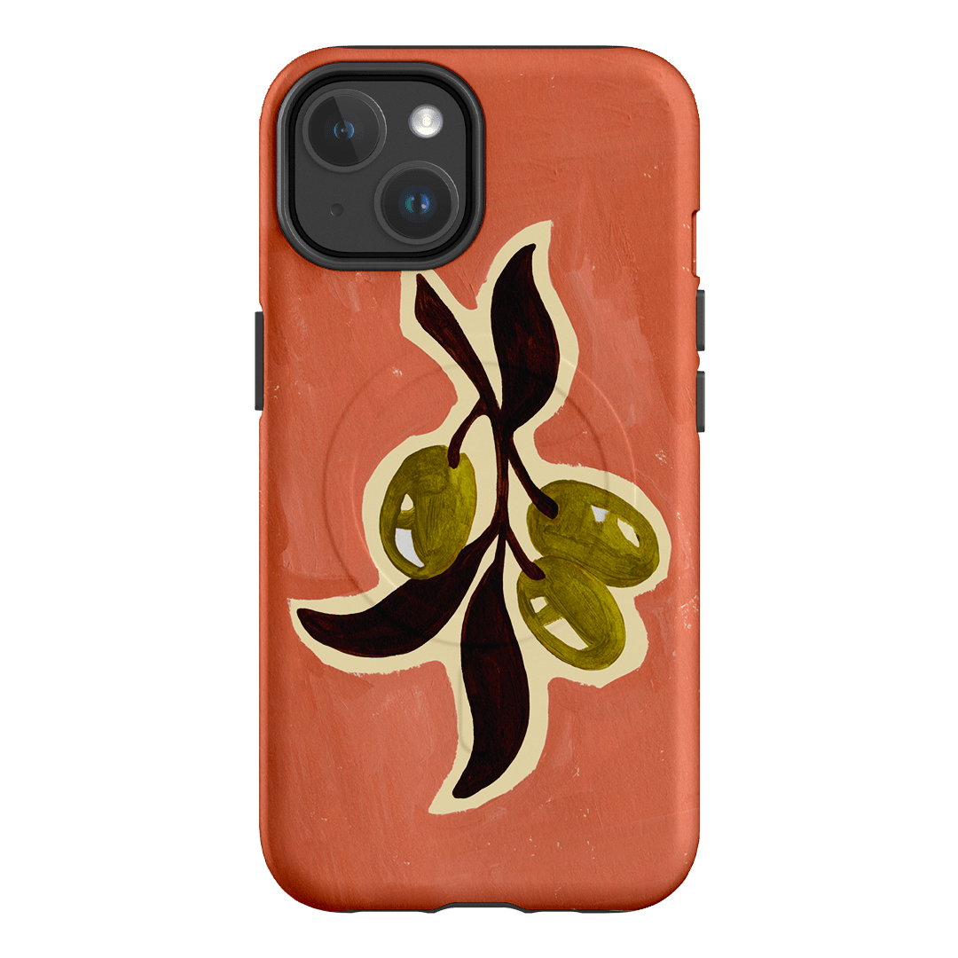 Olives Printed Phone Cases iPhone 14 / Armoured MagSafe by Studio Bon - The Dairy