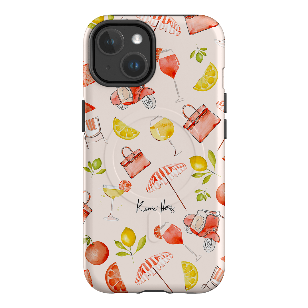Positano Printed Phone Cases iPhone 14 / Armoured MagSafe by Kerrie Hess - The Dairy