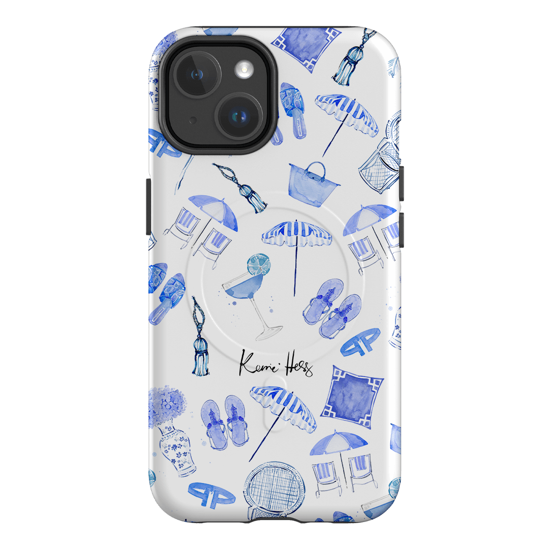 Santorini Printed Phone Cases iPhone 14 / Armoured MagSafe by Kerrie Hess - The Dairy