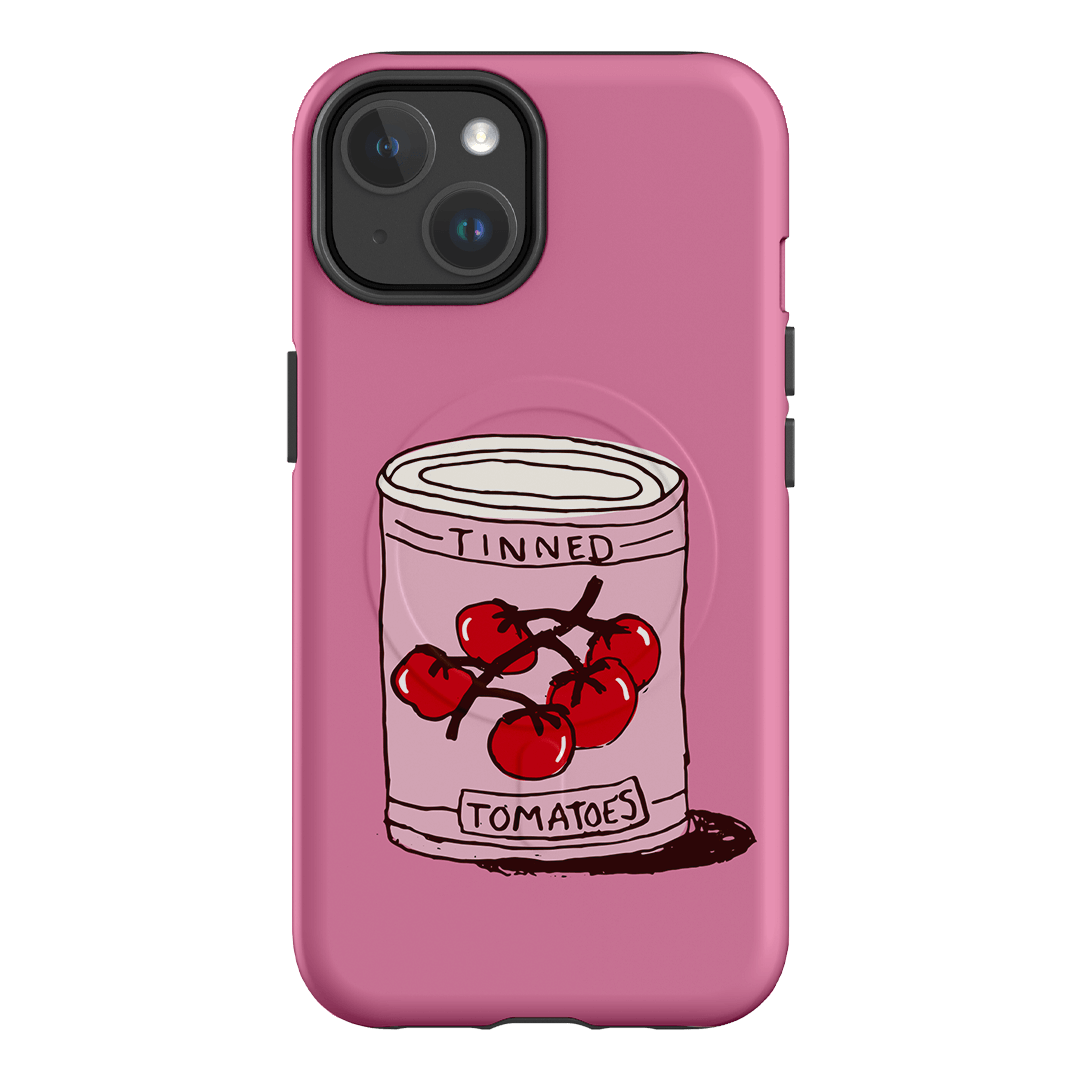 Saucy Pink Printed Phone Cases iPhone 14 / Armoured MagSafe by The Dairy - The Dairy