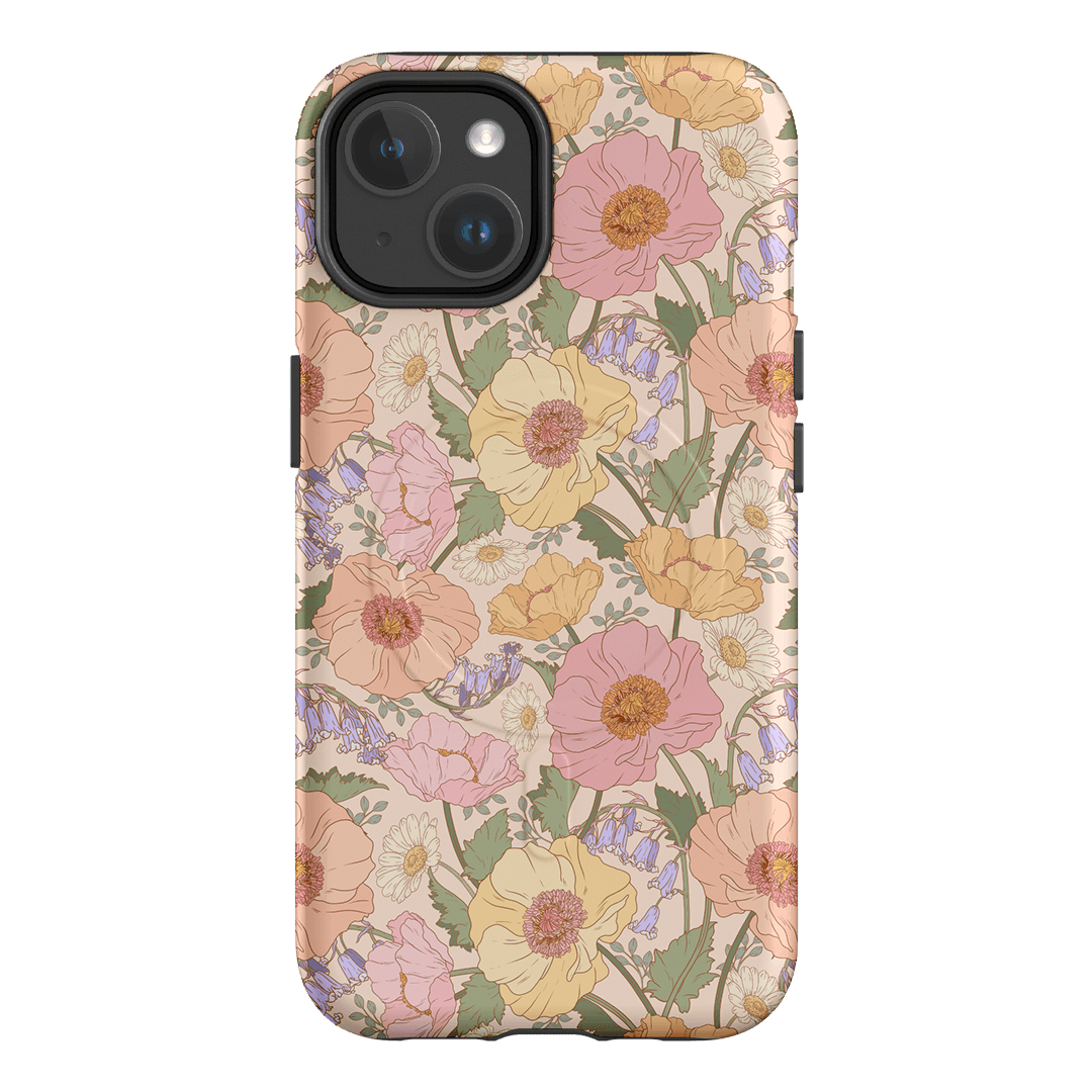 Spring Poppy Printed Phone Cases iPhone 14 / Armoured MagSafe by Kasiags Art - The Dairy