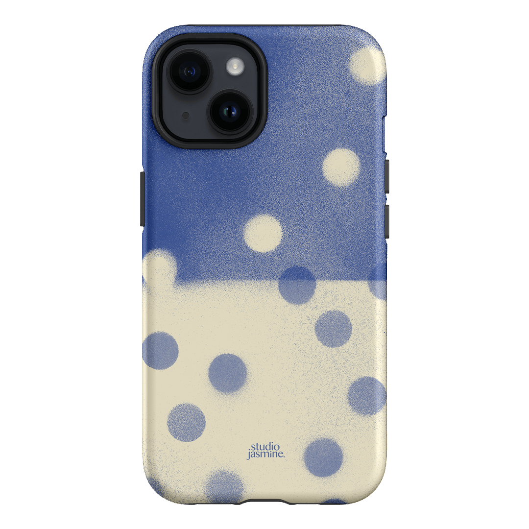Bleu Polka Dot Printed Phone Cases iPhone 14 / Armoured by Jasmine Dowling - The Dairy