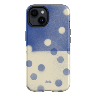 Bleu Polka Dot Printed Phone Cases iPhone 14 / Armoured by Jasmine Dowling - The Dairy