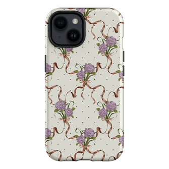 Hydrangea Ribbon Printed Phone Cases iPhone 14 / Armoured by Veronica Tucker - The Dairy
