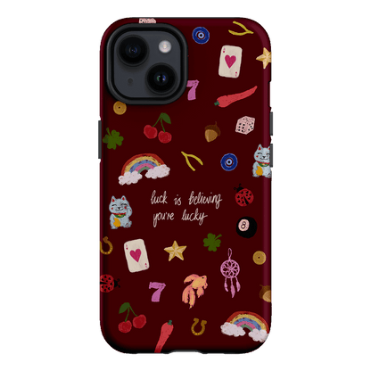 Lucky Printed Phone Cases iPhone 14 / Armoured by Amy Gibbs - The Dairy