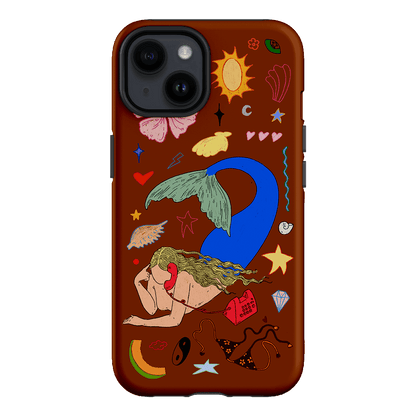 Mermaid Salad Chocolate Printed Phone Cases iPhone 14 / Armoured by Easty Beasty - The Dairy