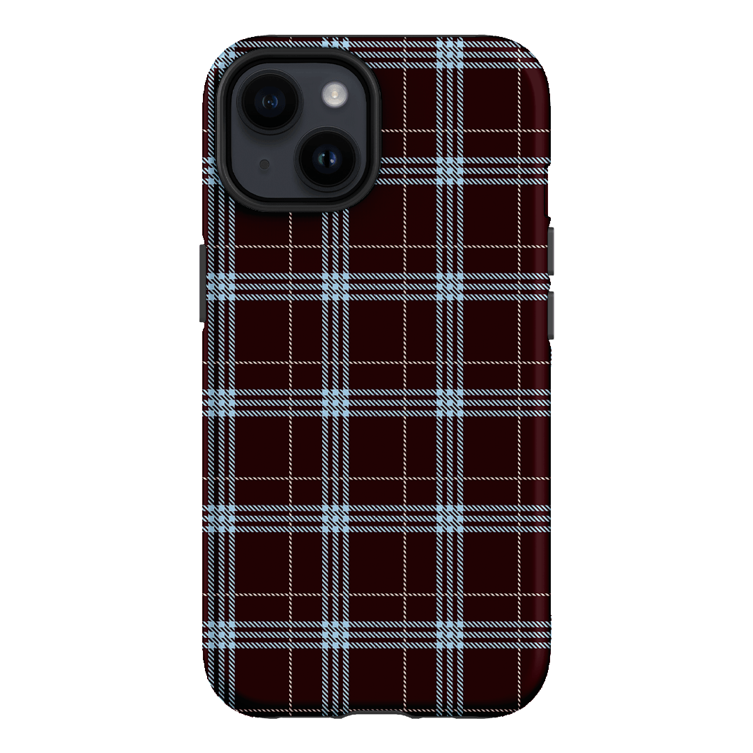 Mocha Plaid Printed Phone Cases iPhone 14 / Armoured by The Dairy - The Dairy