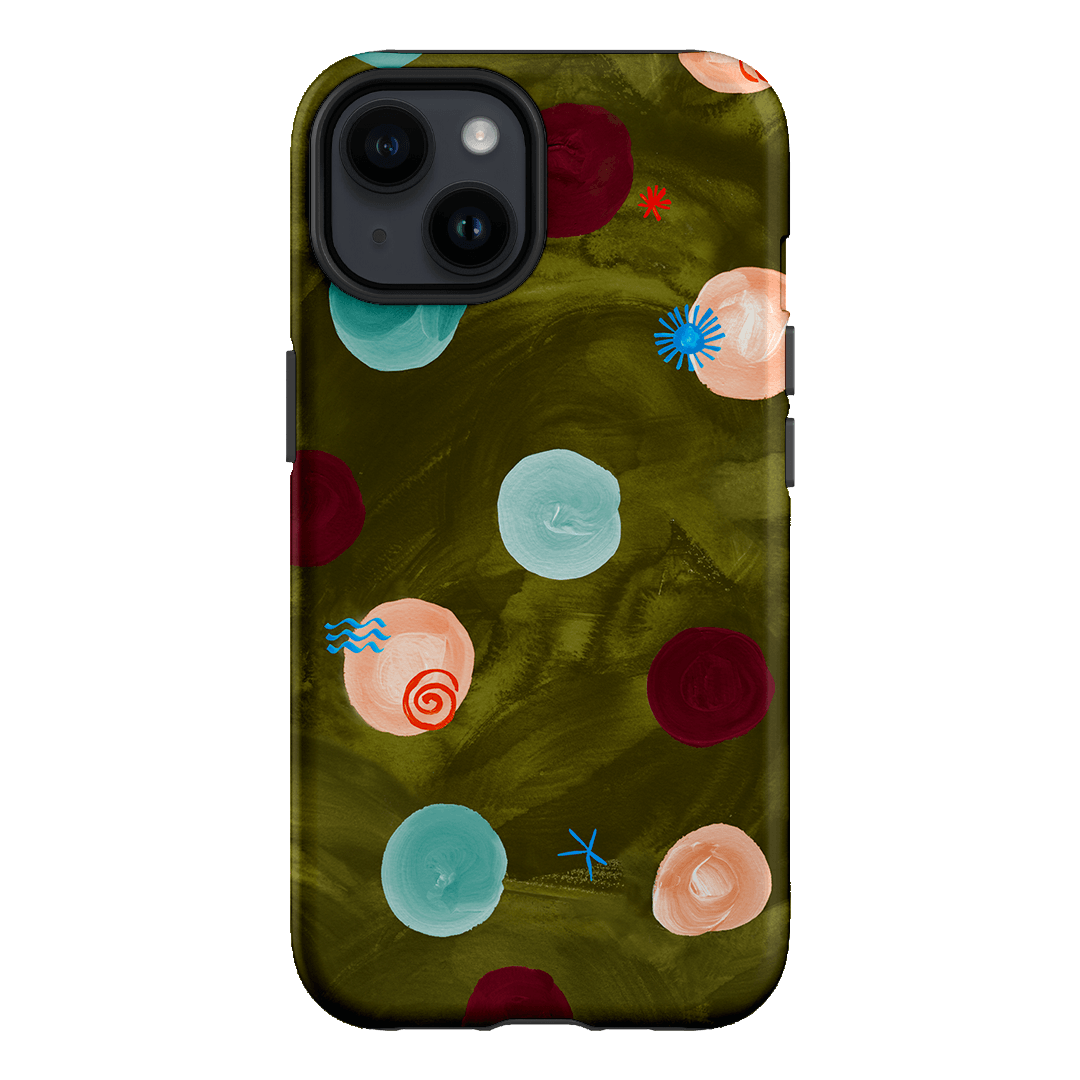 Olive Spot Printed Phone Cases iPhone 14 / Armoured by Charlie Taylor - The Dairy
