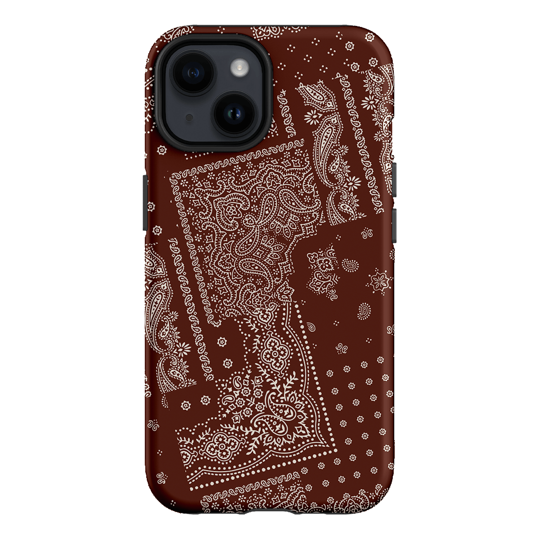 Paisley Cinnamon Printed Phone Cases iPhone 14 / Armoured by The Dairy - The Dairy