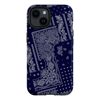 Paisley Indigo Printed Phone Cases iPhone 14 / Armoured by The Dairy - The Dairy