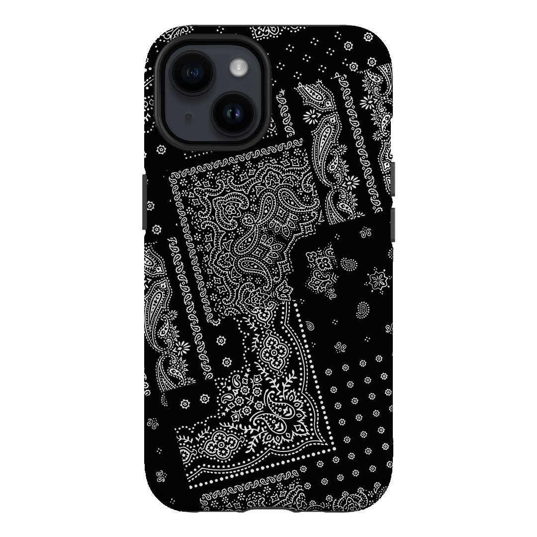 Paisley Noir Printed Phone Cases iPhone 14 / Armoured by The Dairy - The Dairy