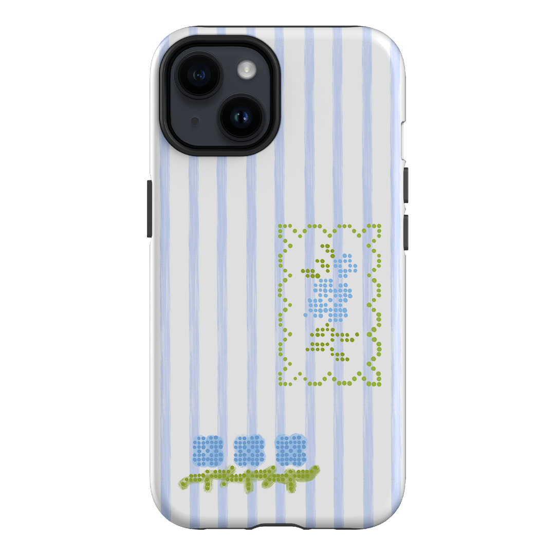 Patchwork Blue Printed Phone Cases iPhone 14 / Armoured by Kayla Carr - The Dairy