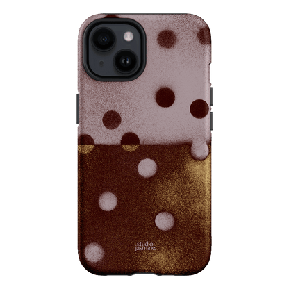 Rust Polka Dot Printed Phone Cases iPhone 14 / Armoured by Jasmine Dowling - The Dairy