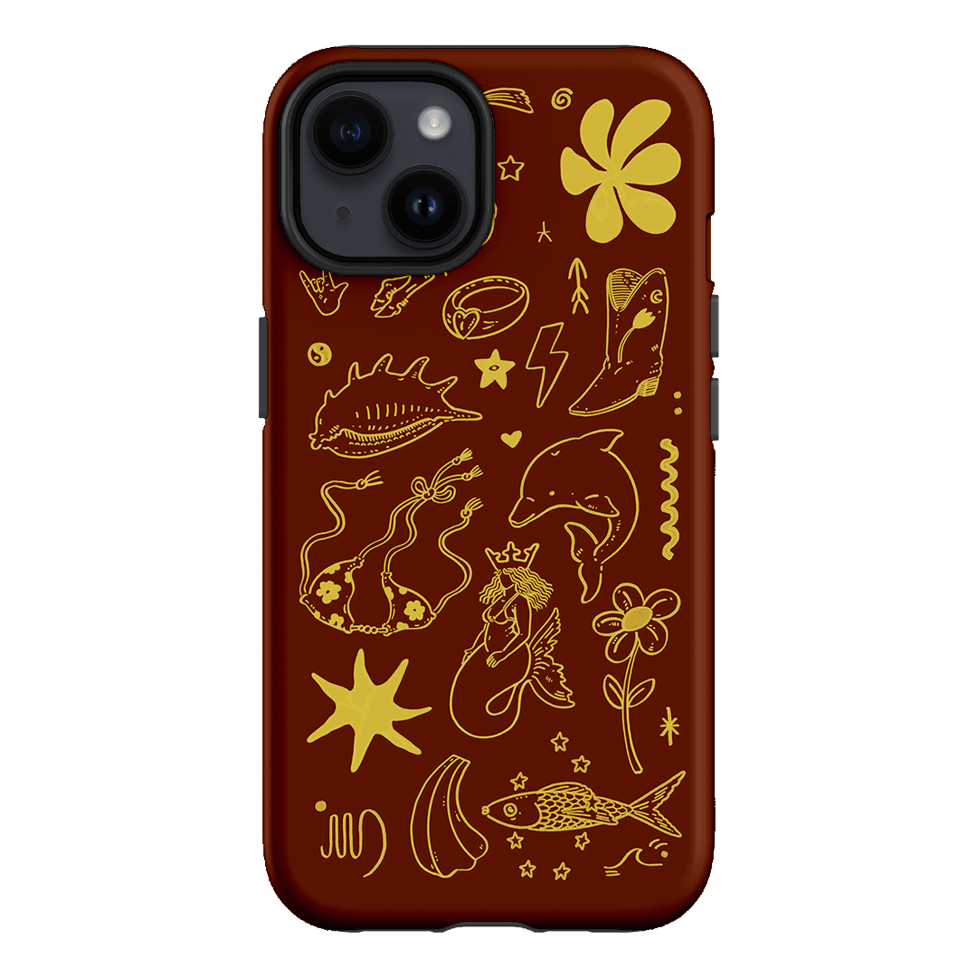 Spiced Cowboy Chocolate Printed Phone Cases iPhone 14 / Armoured by Easty Beasty - The Dairy