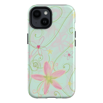 Swirl Blue Printed Phone Cases iPhone 14 / Armoured by Kayla Carr - The Dairy