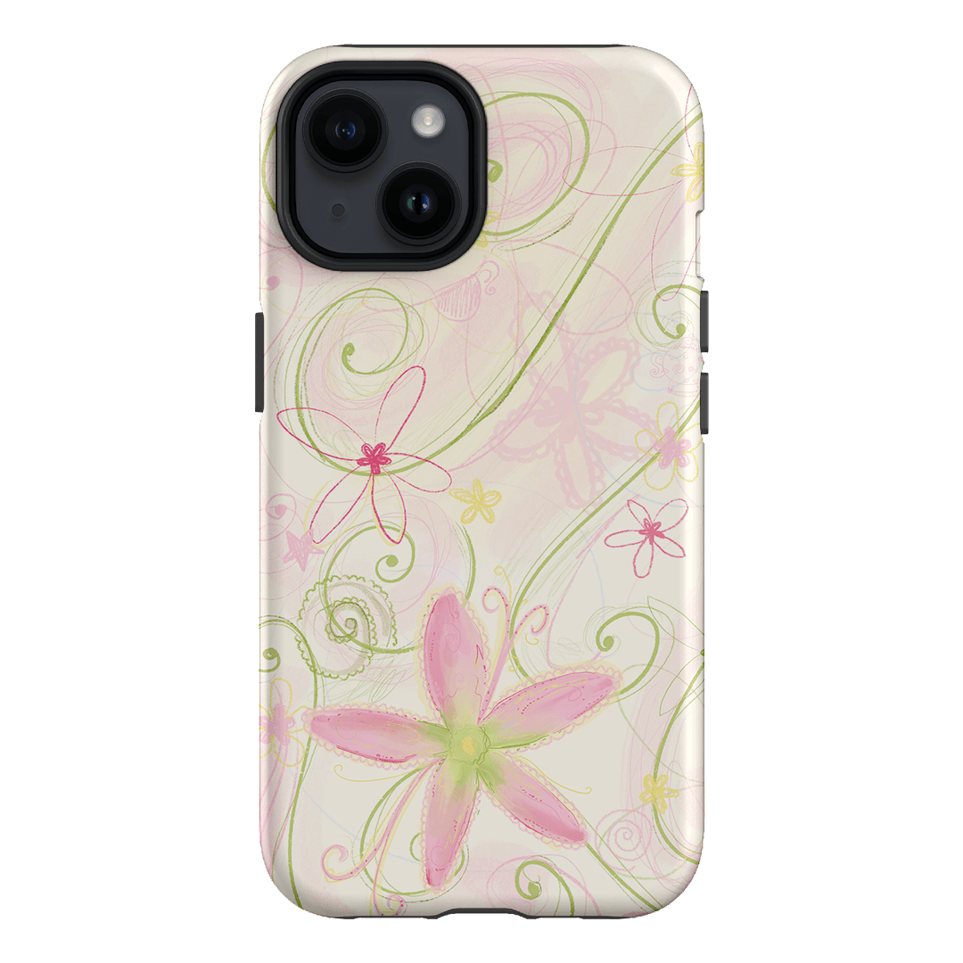 Swirl Pink Printed Phone Cases iPhone 14 / Armoured by Kayla Carr - The Dairy
