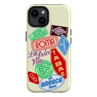 Well Travelled Printed Phone Cases iPhone 14 / Armoured by The Dairy - The Dairy