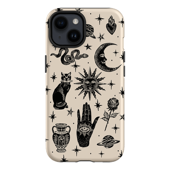Astro Flash Beige Printed Phone Cases iPhone 14 / Armoured by Veronica Tucker - The Dairy