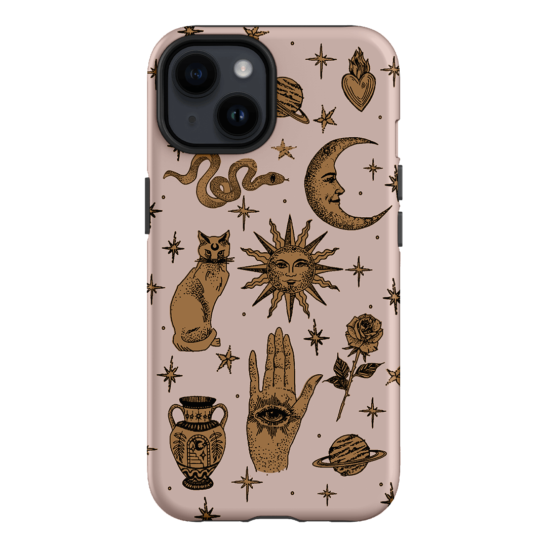 Astro Flash Pink Printed Phone Cases iPhone 14 / Armoured by Veronica Tucker - The Dairy