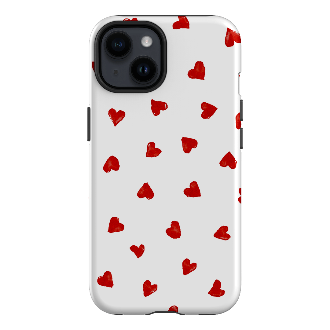 Love Hearts Printed Phone Cases iPhone 14 / Armoured by Oak Meadow - The Dairy