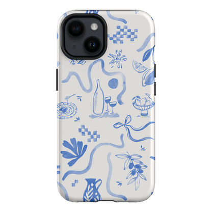 Mediterranean Wave Printed Phone Cases iPhone 14 / Armoured by Charlie Taylor - The Dairy