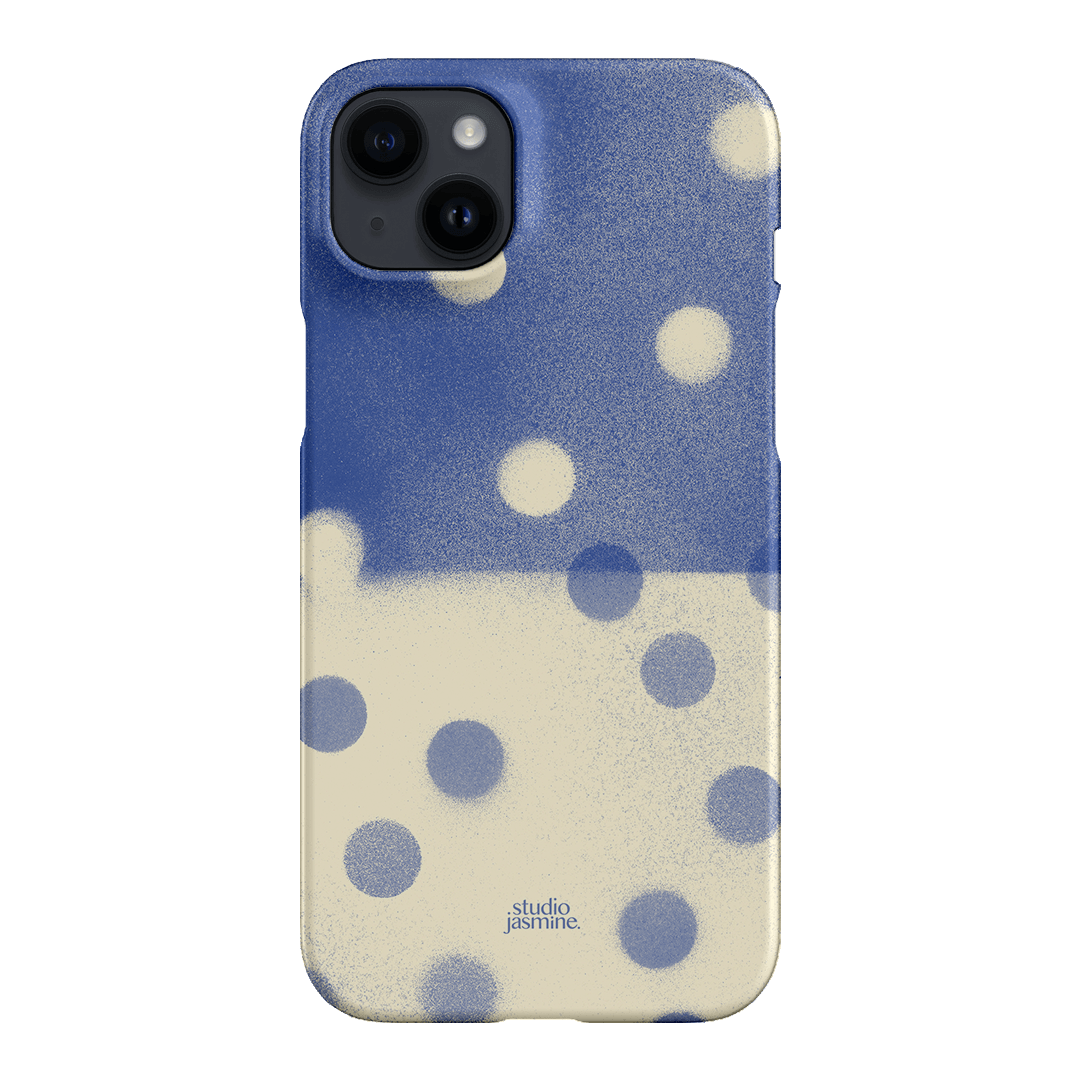 Bleu Polka Dot Printed Phone Cases iPhone 14 Plus / Snap by Jasmine Dowling - The Dairy