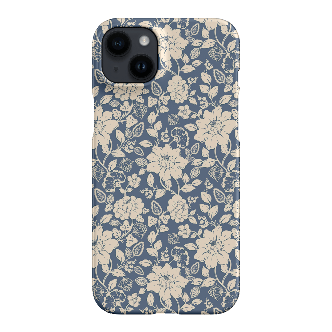 Blue Garden Printed Phone Cases iPhone 14 Plus / Snap by Kasiags Art - The Dairy