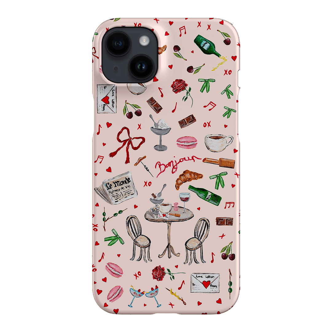 Bonjour Printed Phone Cases iPhone 14 Plus / Snap by BG. Studio - The Dairy