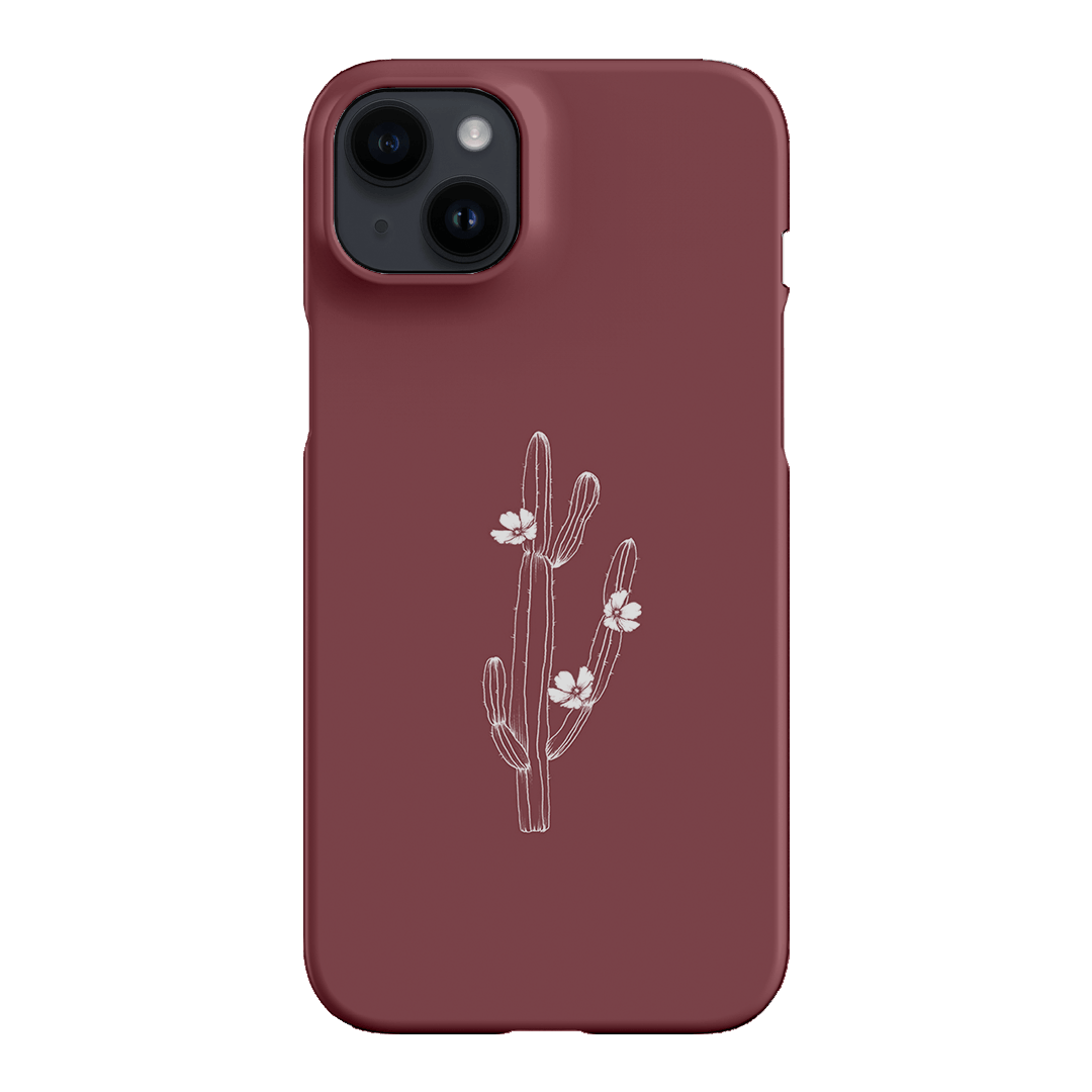 Cactus Flower Printed Phone Cases iPhone 14 Plus / Snap by Typoflora - The Dairy
