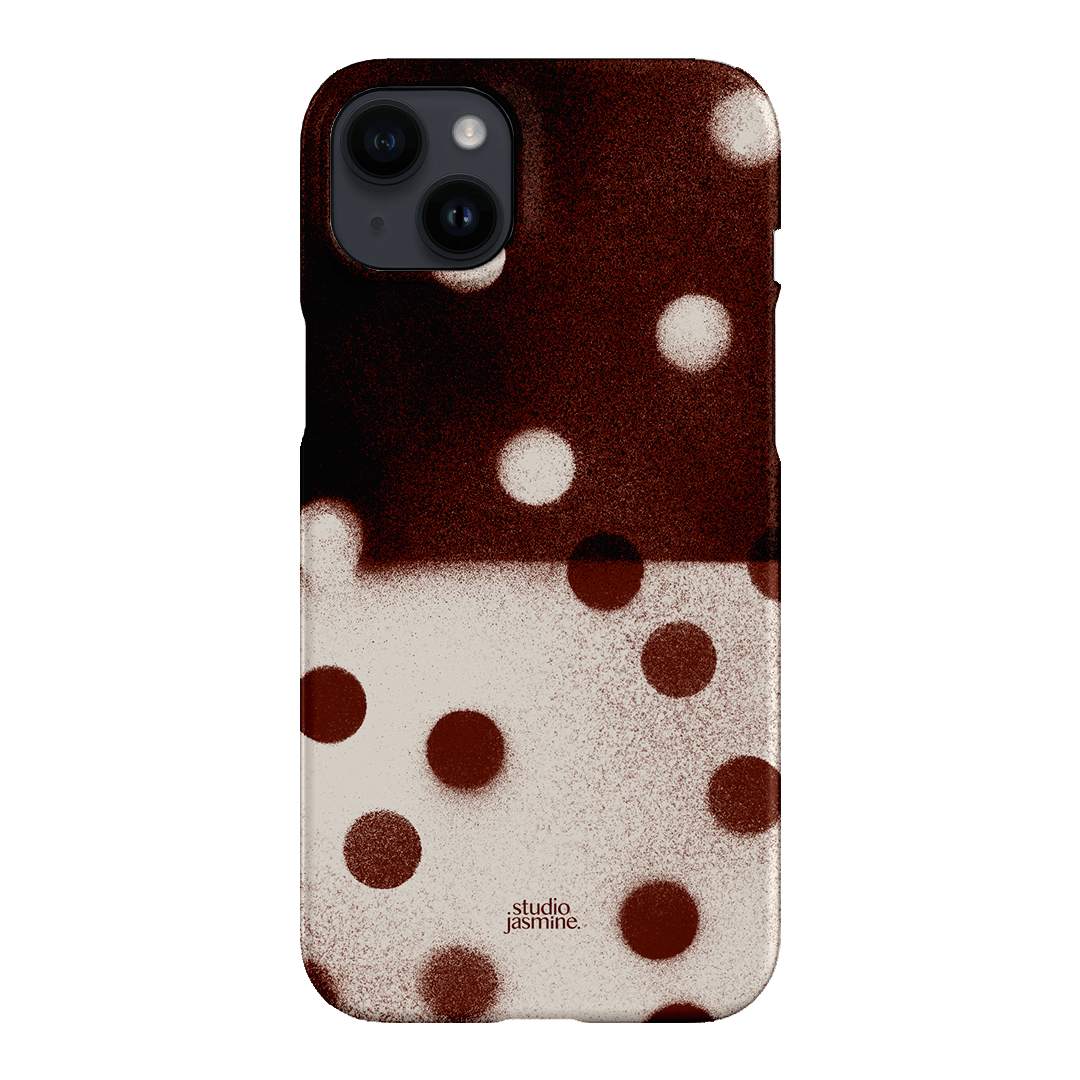 Espresso Polka Dot Printed Phone Cases iPhone 14 Plus / Snap by Jasmine Dowling - The Dairy