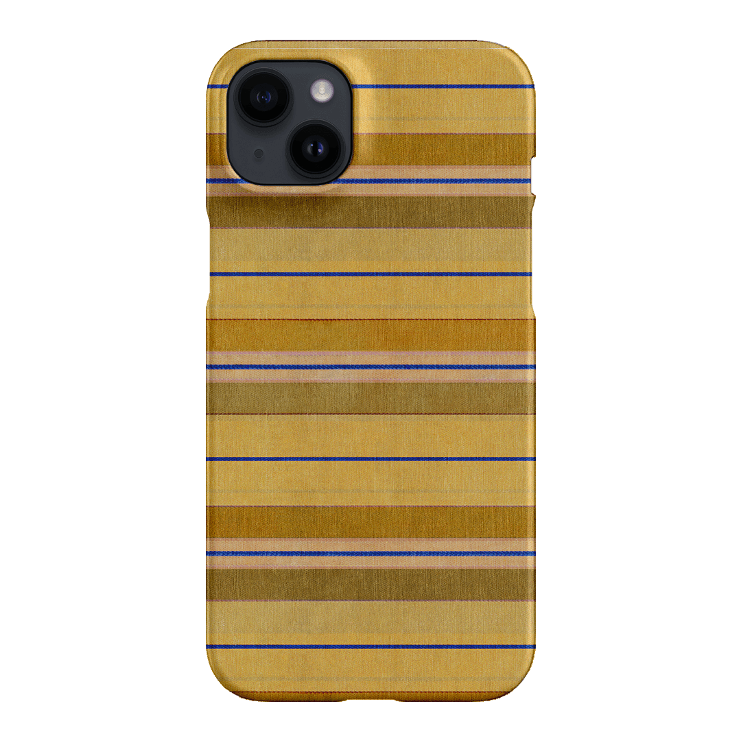 Golden Stripe Printed Phone Cases iPhone 14 Plus / Snap by Fenton & Fenton - The Dairy