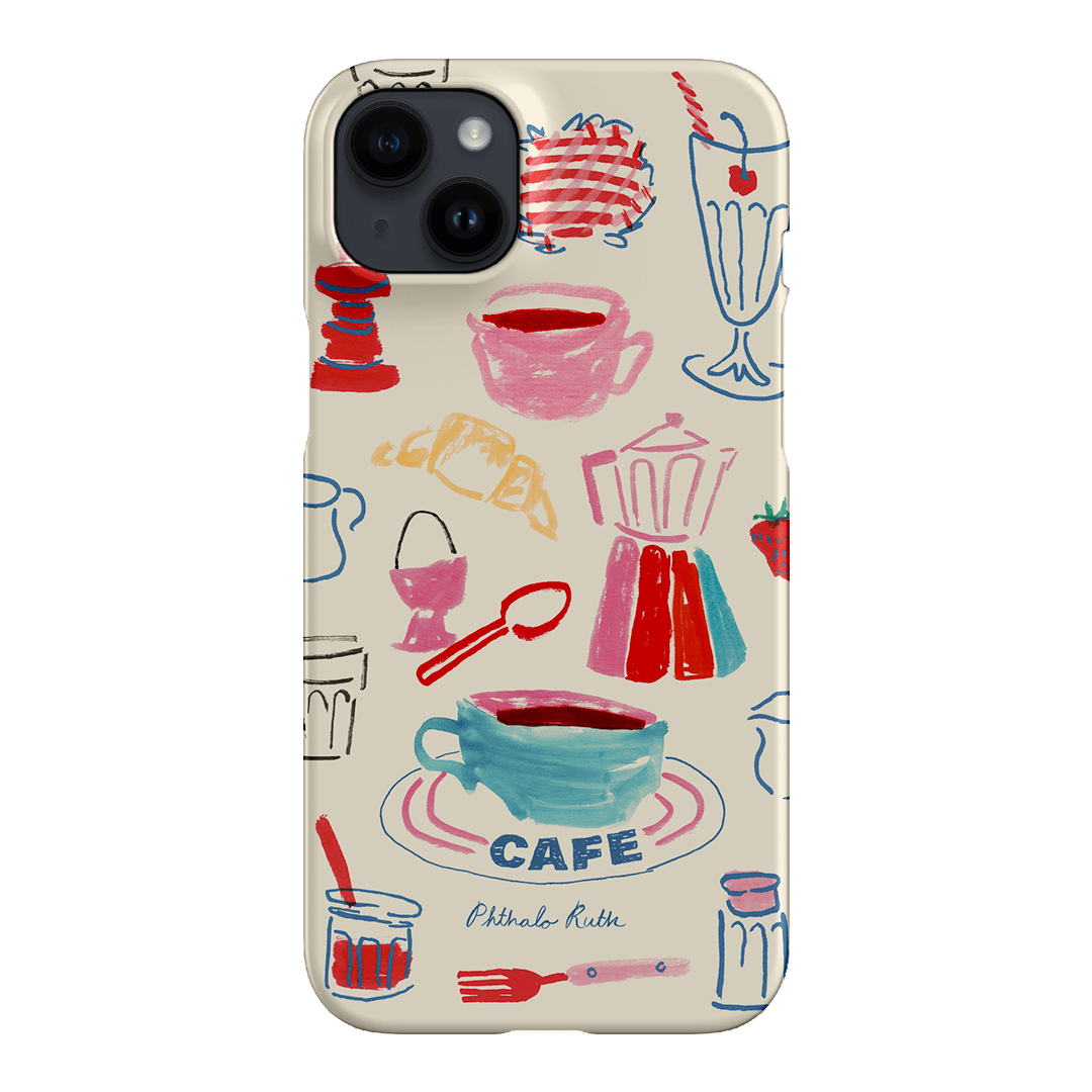 Home Cafe Printed Phone Cases iPhone 14 Plus / Snap by Phthalo Ruth - The Dairy