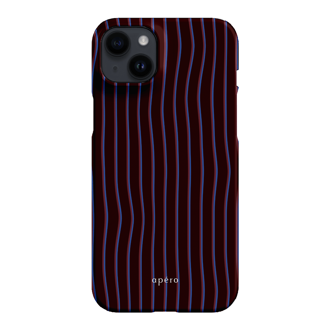 Panama Burgundy Printed Phone Cases iPhone 14 Plus / Snap by Apero - The Dairy