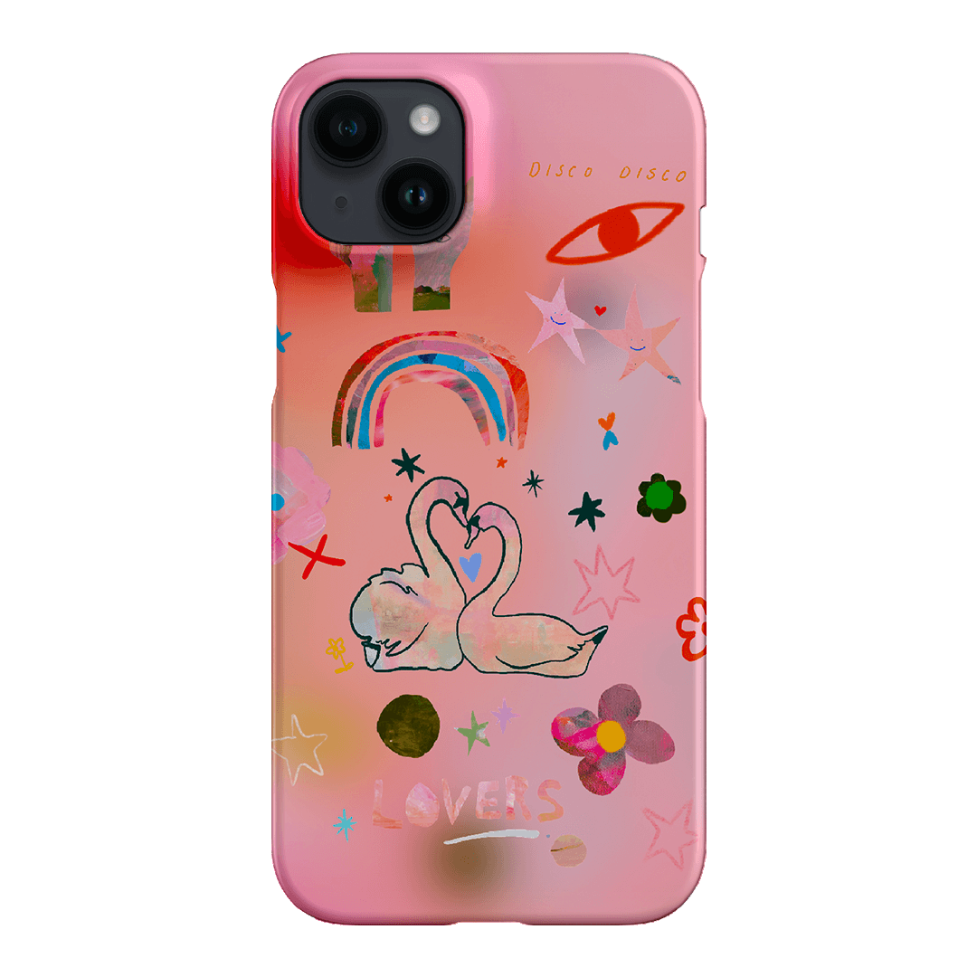 Pink Swan Printed Phone Cases iPhone 14 Plus / Snap by Kate Eliza - The Dairy