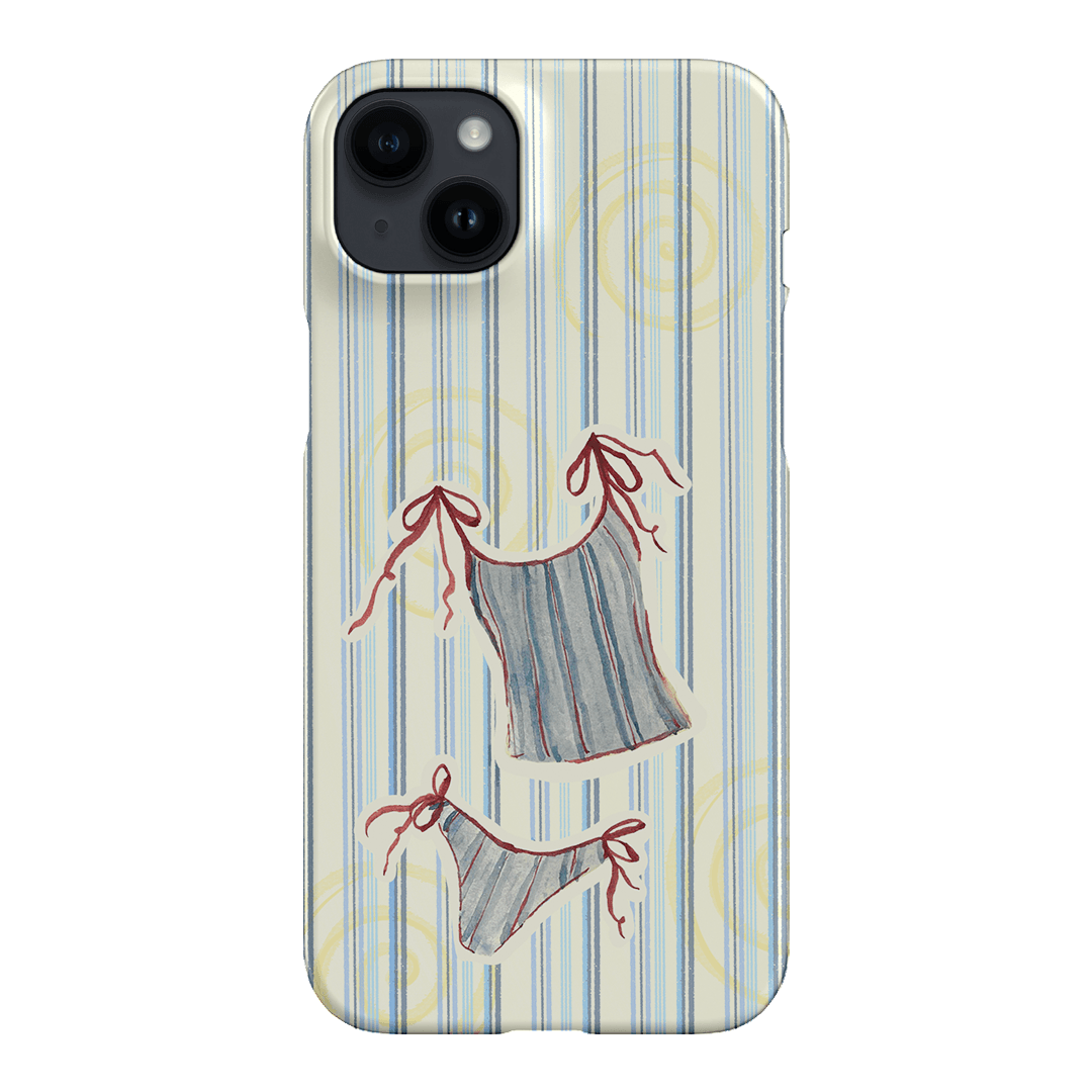 Stripe Tankini Printed Phone Cases iPhone 14 Plus / Snap by Kayla Carr - The Dairy