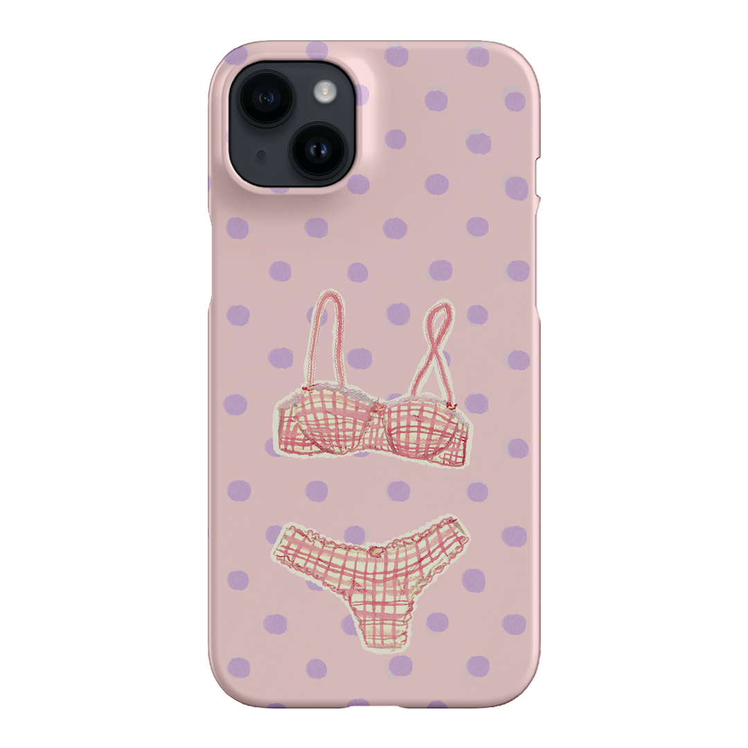 Vintage Gingham Printed Phone Cases iPhone 14 Plus / Snap by Kayla Carr - The Dairy