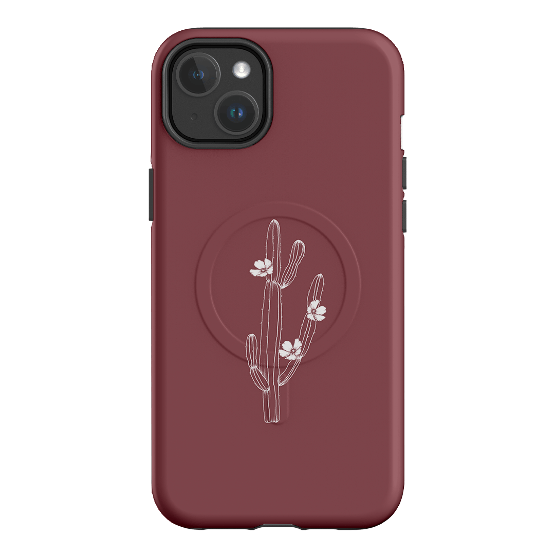 Cactus Flower Printed Phone Cases iPhone 14 Plus / Armoured MagSafe by Typoflora - The Dairy