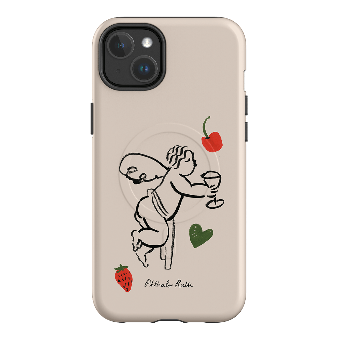 Cherub Printed Phone Cases iPhone 14 Plus / Armoured MagSafe by Phthalo Ruth - The Dairy