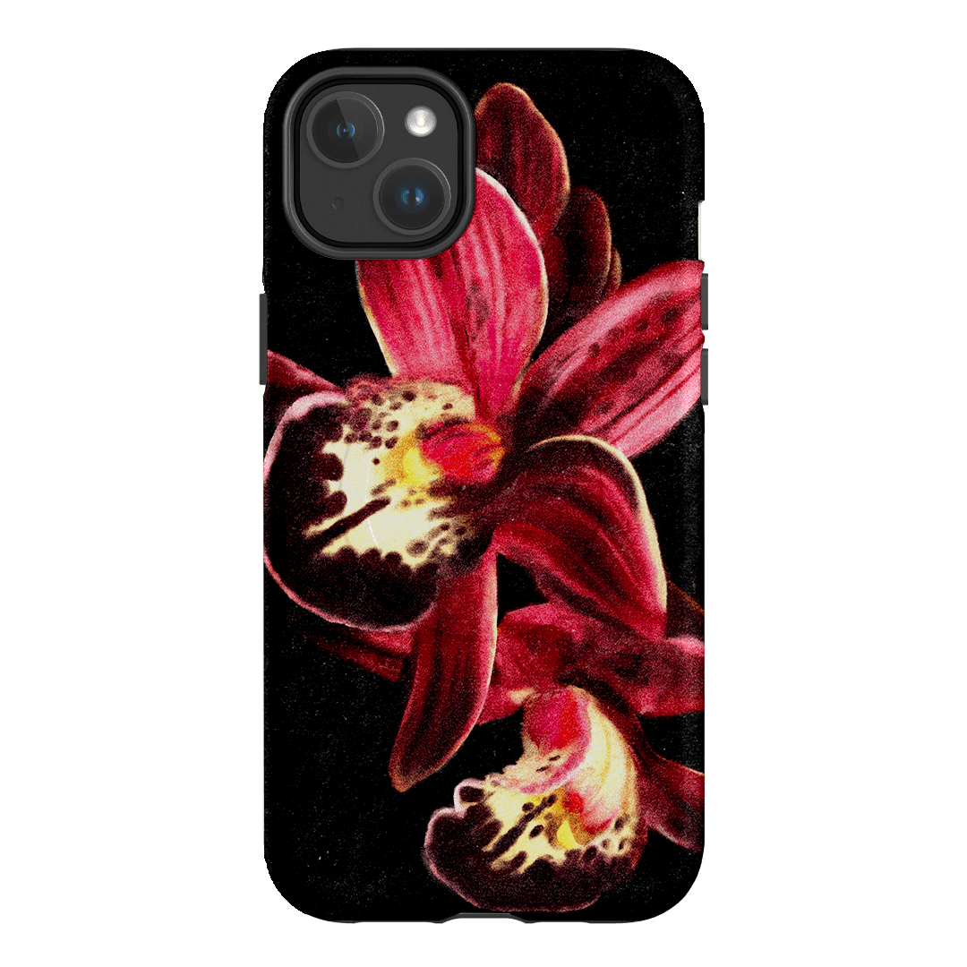 Deep Orchid Printed Phone Cases iPhone 14 Plus / Armoured MagSafe by Sally Hungerford - The Dairy