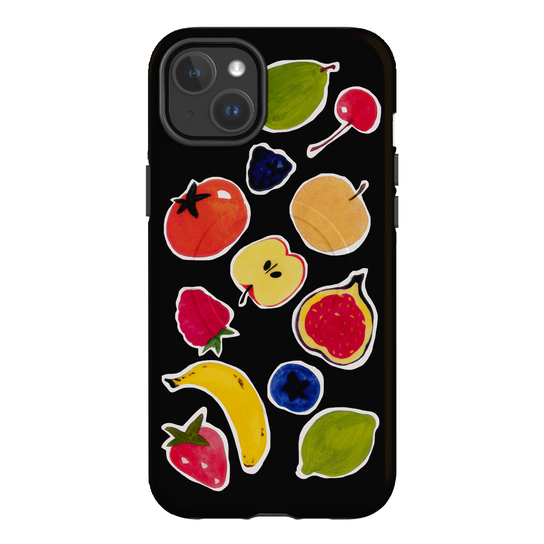 Fruit Stickers Printed Phone Cases iPhone 14 Plus / Armoured MagSafe by Studio Bon - The Dairy