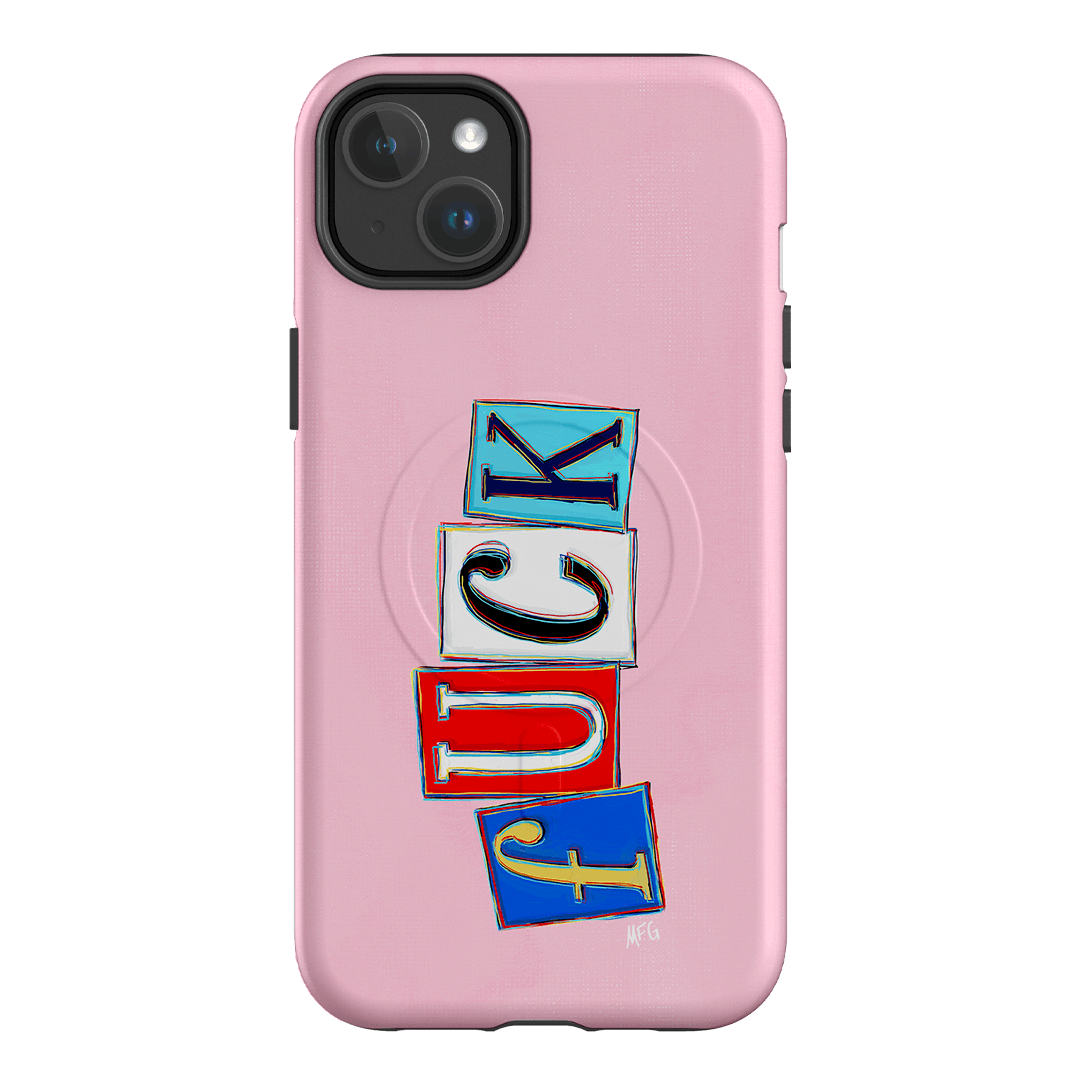 Lil Fcks Pink Printed Phone Cases iPhone 14 Plus / Armoured MagSafe by Margarbs Art - The Dairy